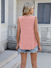 Ribbed Round Neck Tank Tanks & Camis