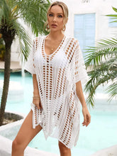 Angel Wings Side Slit Dolman Sleeve Cover-Up Swimwear Cover-Ups