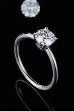 1 Carat Moissanite 925 Sterling Silver Solitaire Ring Rings
