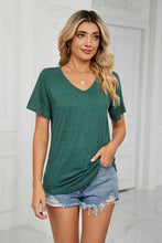 Short Sleeve V-Neck T-Shirt Woman T Shirts