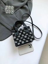 Raw Edge Plaid Shoulder Bag Shoulder Bags