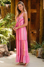 Printed Surplice Maxi Cami Dress Maxi Dresses