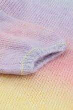 Gradient Open Front Drop Shoulder Cardigan Woman Outerwear