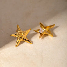 Stainless Steel Star Shape Earrings Earrings