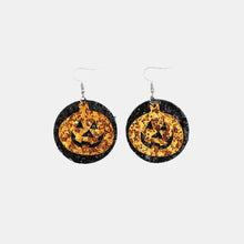 PU Leather Pumpkin Earrings Tangerine One Size Earrings