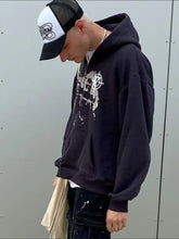 Men's Graphic Zip Up Long Sleeve Hoodie Mens Tops