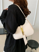 PU Leather Shoulder Bag White One Size Shoulder Bags