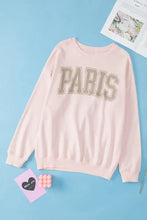 PARIS Round Neck Long Sleeve Sweatshirt Woman Sweatshirts
