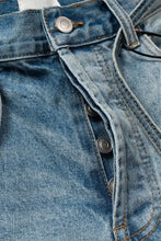 Men's Washed Graffiti Print Denim Bermuda Shorts Denim Shorts