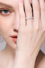 Can't Stop Your Shine Moissanite Platinum-Plated Ring Rings
