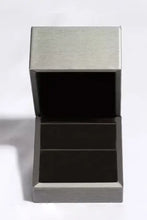 925 Sterling Silver Inlaid Zircon Square Ring Fine Jewelry
