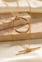 Double-Layered Stainless Steel Necklace Necklaces
