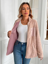 Ivy Lane Zip Up Long Sleeve Fuzzy Jacket Woman Outerwear