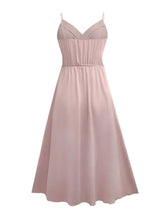 Honey Tied Surplice Sleeveless Midi Cami Dress Cocktail Dress