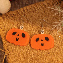 Acrylic Alloy Pumpkin Shape Earrings Earrings