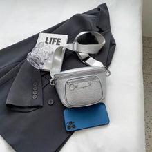 Texture PU Leather Crossbody Bag Handbags