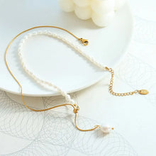 18K Gold-Plated Pearl Necklace Necklaces