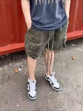 Men's Drawstring Camouflage Shorts Mens Bottoms