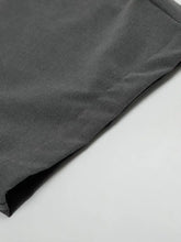 Men's High Waist Pleated Curved Pants Woman Sweatpants