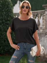 Ivy Lane Pocketed Round Neck Short Sleeve T-Shirt Woman T Shirts