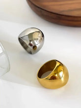 2-Piece Stainless Steel Bubble Shape Ring Fashion Jewelry