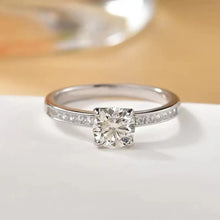 2 Carat Moissanite Zircon 925 Sterling Silver Ring Rings