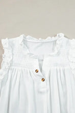 Frill Notched Sleeveless Tank Tanks & Camis