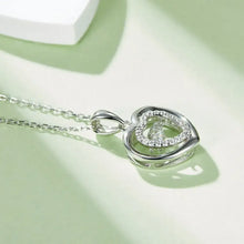 Moissanite 925 Sterling Silver Heart Necklace Necklaces