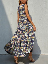 Floral Tiered Maxi Tank Dress Woman Maxi Dress