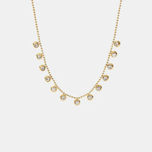 Zircon 18K Gold-Plated Necklace Gold One Size Necklaces