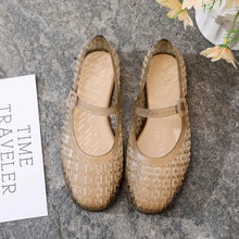 Square Toe Flats Slip-Ons Gold Woman Loafers