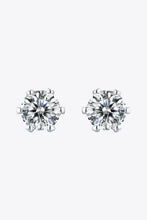 Good Days Ahead Moissanite Stud Earrings Silver One Size Earrings
