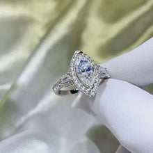 2 Carat Moissanite 925 Sterling Silver Ring Rings