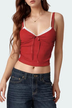 Lace Detail V-Neck Cami Tanks & Camis