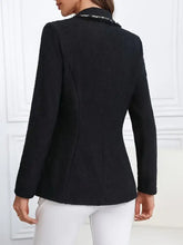 Single-Breasted Lapel Collar Blazer Woman Outerwear