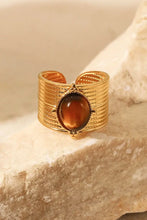 18K Gold-Plated Wide Open Ring Rings