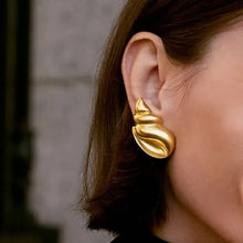 18K Gold-Plated Conch Earrings Gold One Size Earrings