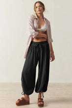 Drawstring Ruched Pants Woman Pants