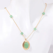 Copper Natural Crystal Pendant Necklace Necklaces