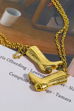 Cowboy Boot Pendant Stainless Steel Necklace Necklaces