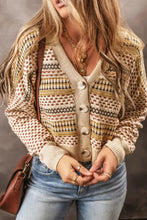 Button Down Long Sleeve Cardigan Woman Outerwear