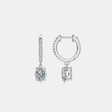 3 Carat Moissanite 925 Sterling Silver Earrings Silver One Size Earrings