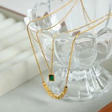 18K Gold-Plated Double-Layered Necklace Necklaces