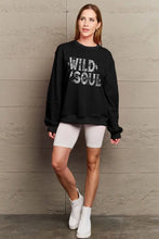 Simply Love Full Size WILD SOUL Graphic Sweatshirt Woman Sweatshirts