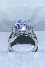 5 Carat Moissanite Platinum-Plated Ring Silver Rings