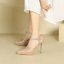 Point Toe Stiletto Pumps Apricot woman pumps