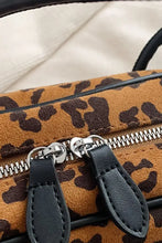 Leopard Suede Medium Shoulder Bag Shoulder Bags