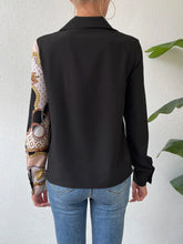 Twist Front Collared Blouse Woman Blouses
