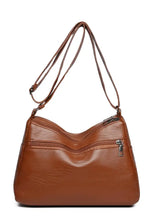 PU Leather Multi Pockets Shoulder Bag Shoulder Bags