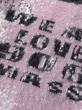 Men's Gradient Text Print Round Neck Sweater Mens Tops